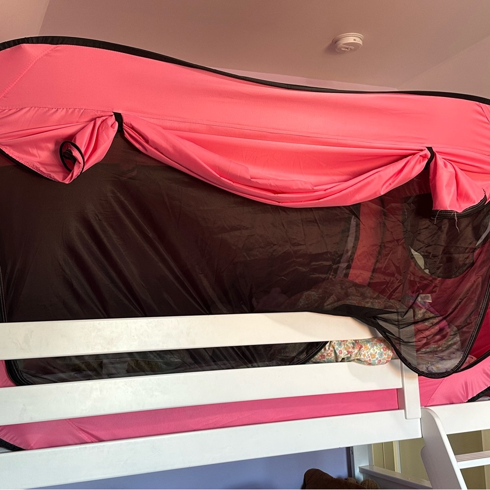 Privacy pop twin bed tent pink w/ carrying case